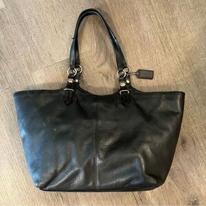 Vintage Womens Stitched Coach Shoulder Bag EUC